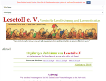 Tablet Screenshot of lesetoll.de